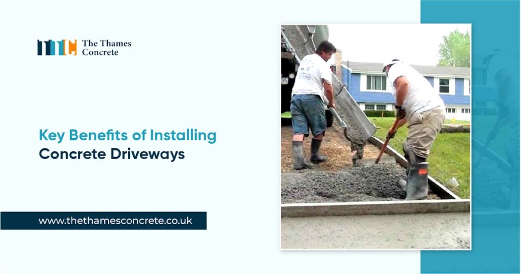concrete driveway